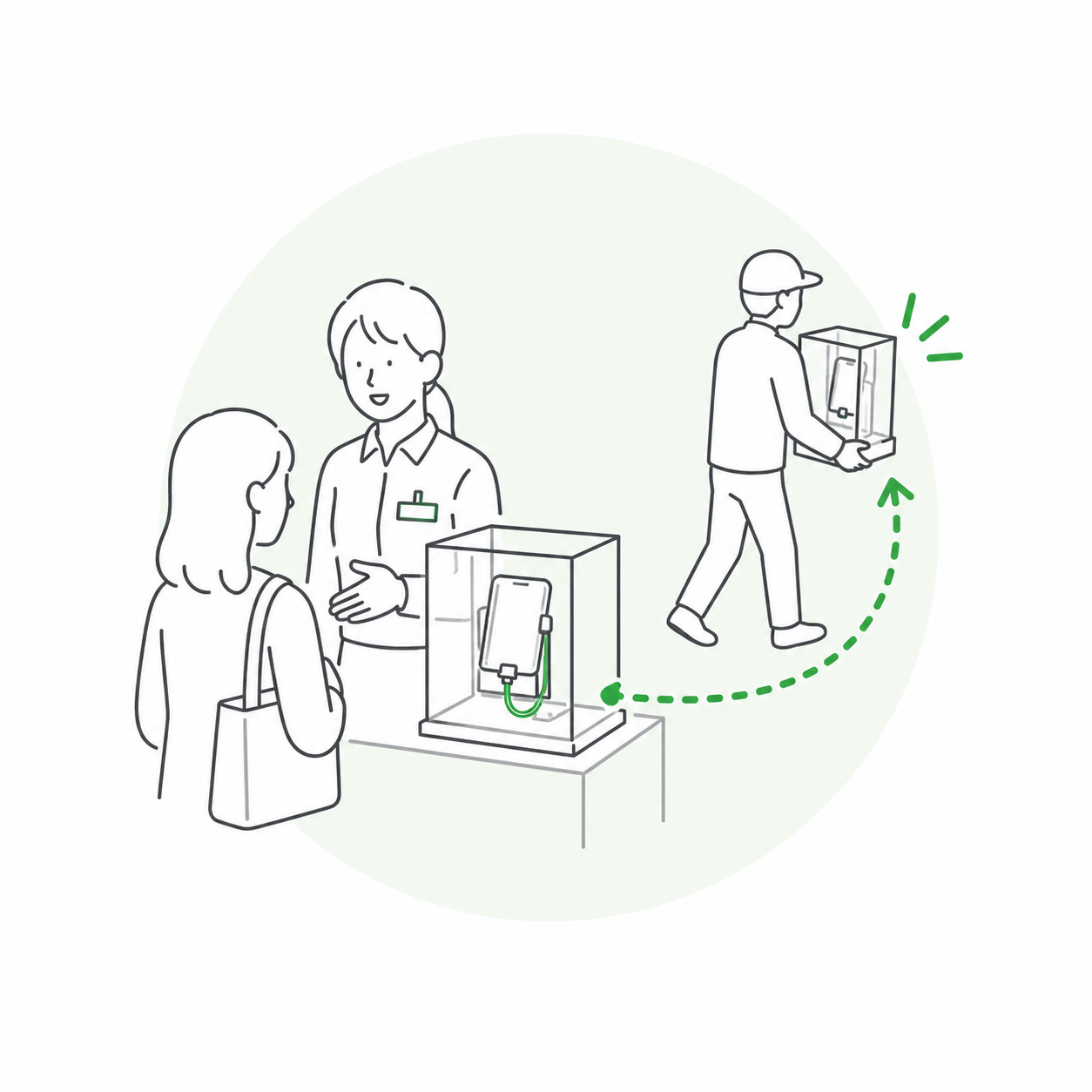 接客中に別の商品を盗まれた