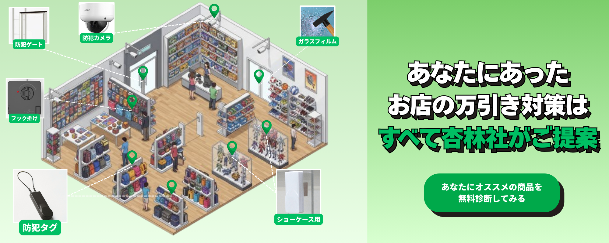 万引き対策の株式会社杏林社