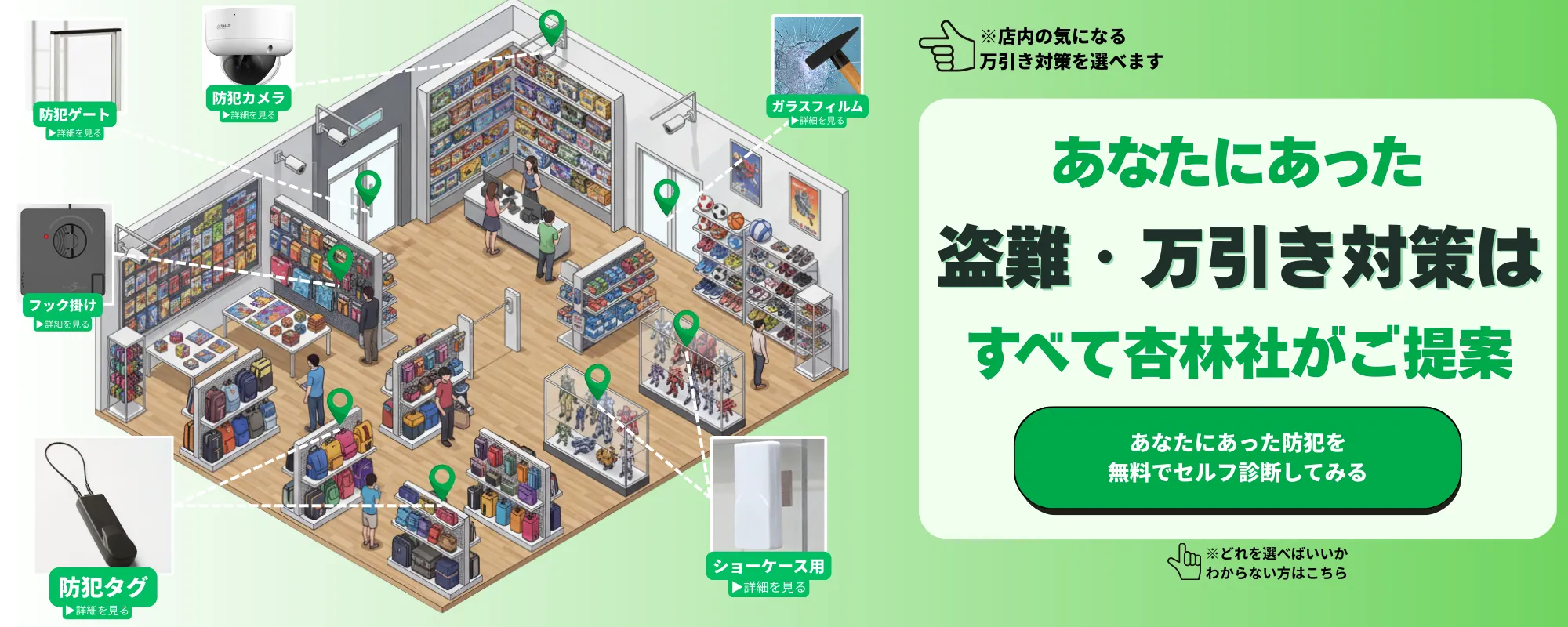 万引き対策の株式会社杏林社