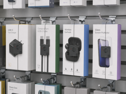 フック商品を、しっかり固定。<br>HAWK-GRIP FIVE COM