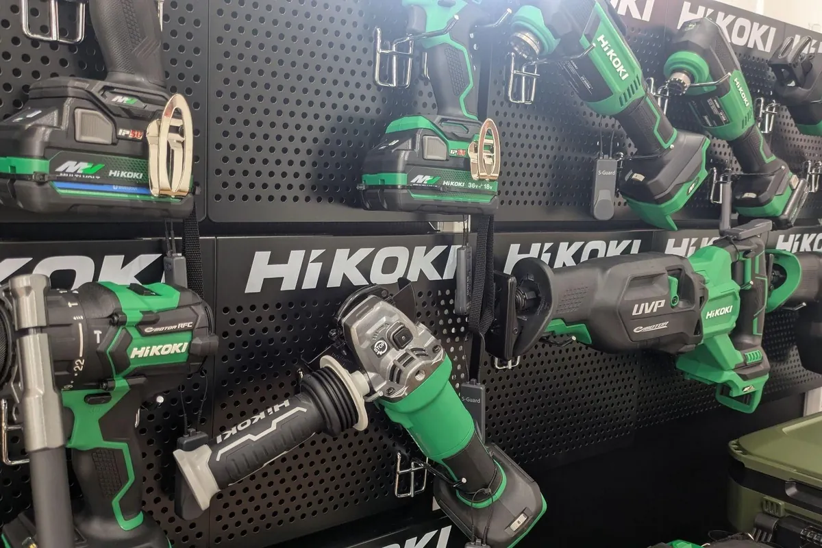 工具の展示壁面